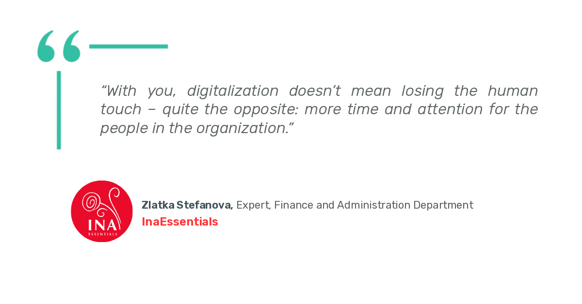 Quote from Zlatka Stefanova, InaEssentials