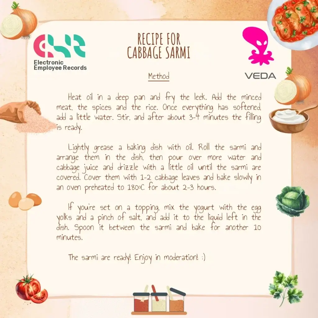 Cabbage sarmi recipe – method